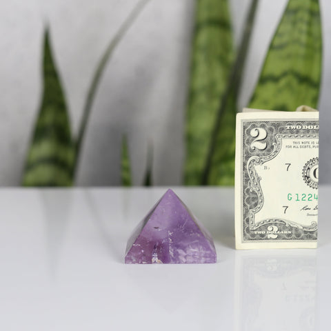 crystals healing Amethyst Pyramid Crystalz.com