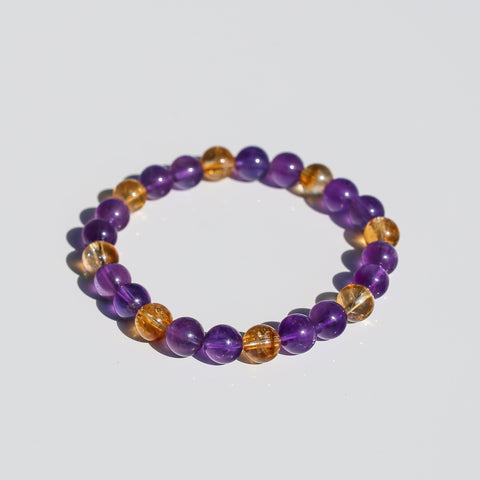 crystals healing Ametrine Bracelet Crystalz.com