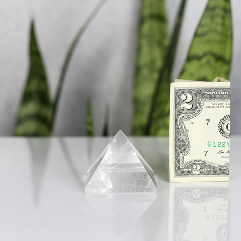 crystals healing Clear Quartz Pyramid Crystalz.com