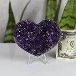 crystals healing Deep Purple Amethyst Heart Crystalz.com