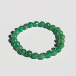 crystals healing Faceted Green Aventurine Bracelet Crystalz.com