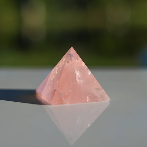 crystals healing High Quality Rose Quartz Pyramid Crystalz.com