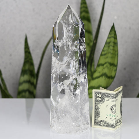 crystals healing Large Clear Quartz Tower Crystalz.com