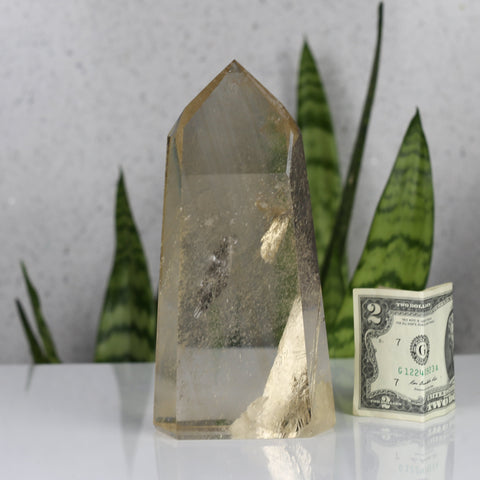 crystals healing Massive Natural Citrine Tower Crystalz.com