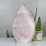 crystals healing Massive Rose Quartz Flame Crystalz.com
