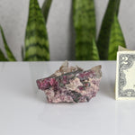 crystals healing Massive Watermelon Tourmaline with Clear Quartz Points Crystalz.com