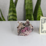 crystals healing Massive Watermelon Tourmaline with Clear Quartz Points Crystalz.com