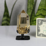 crystals healing Natural Citrine Point In Custom Base Crystalz.com