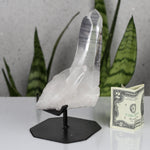 crystals healing Natural Lemurian On Custom Metal Base Crystalz.com