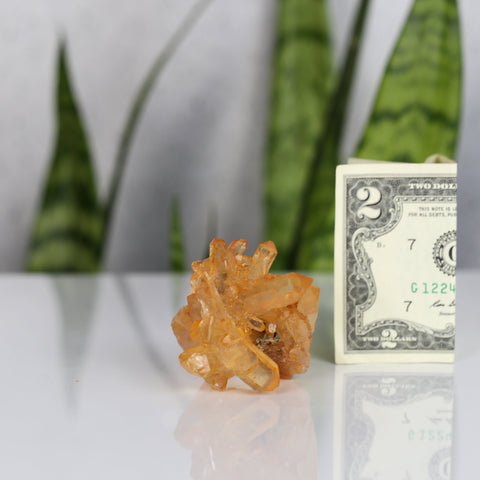 crystals healing Tangerine Quartz Cluster Crystalz.com
