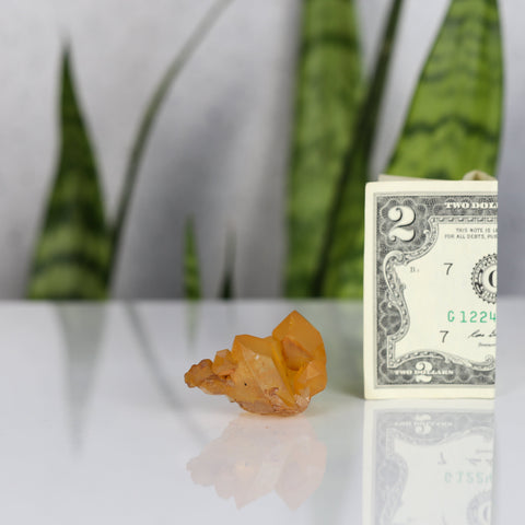 crystals healing Tangerine Quartz Cluster Crystalz.com