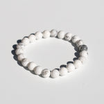crystals healing White Howlite Bracelet Crystalz.com